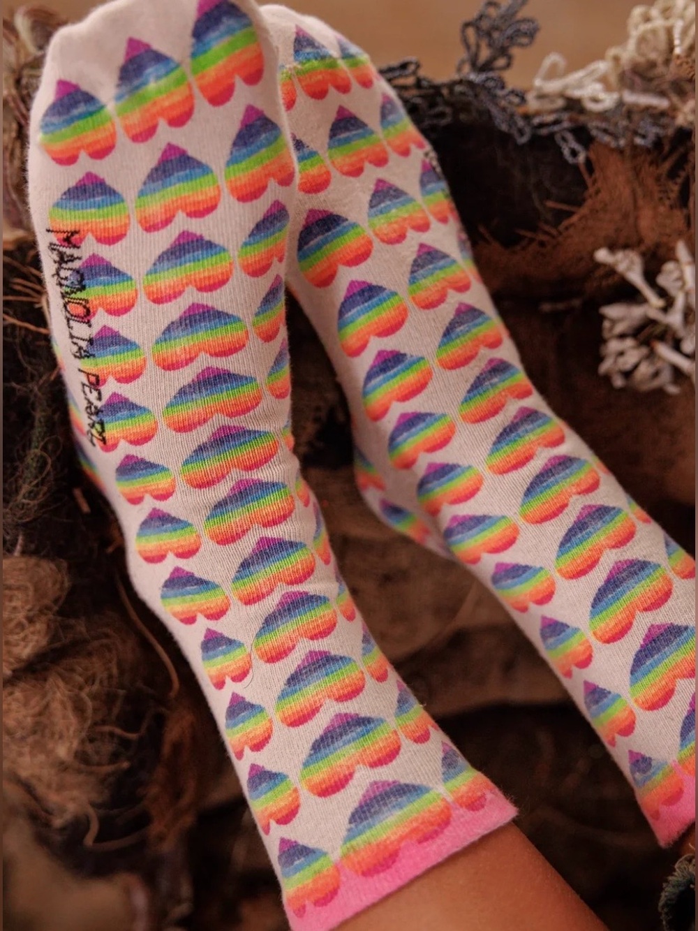 Magnolia Pearl Lovebows MP Socks NWT